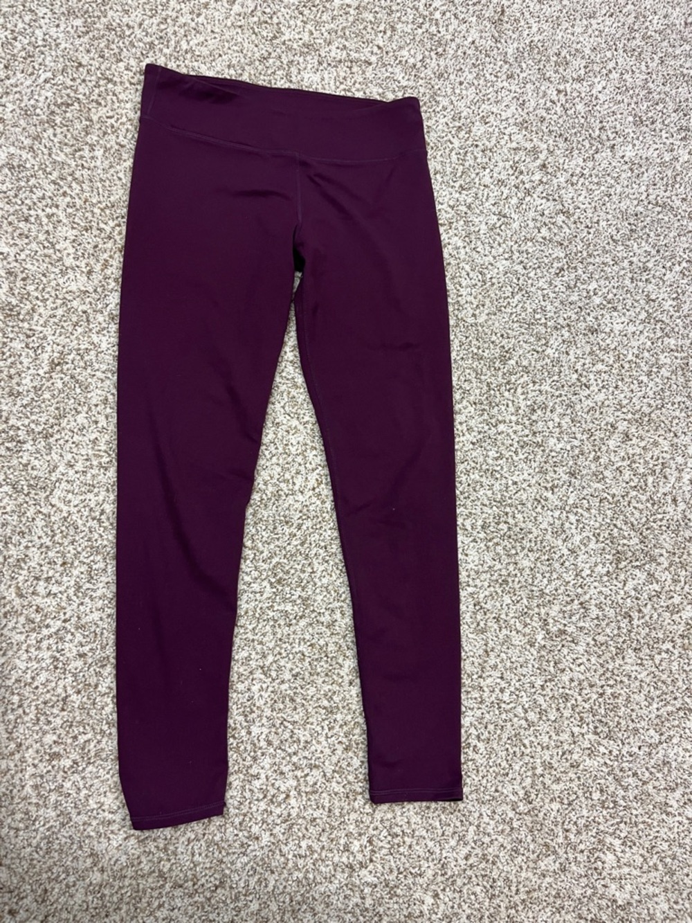 Fabletics High-Rise Plum Active Leggings